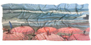 flatlay view of Canggu Cotton Linen scarf